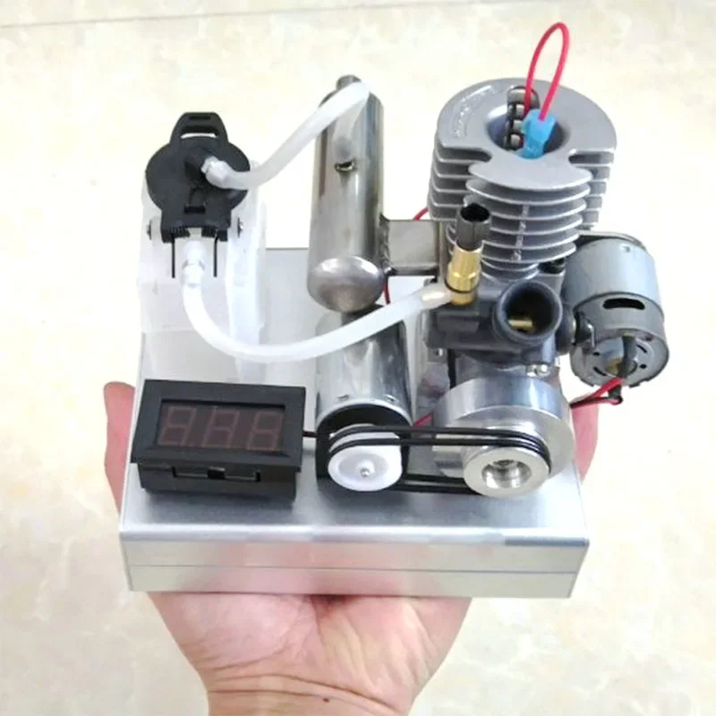 Model Kit Levels - 15段階発電機 メタノールガソリン灯油 マイクロ発電機 2ストロークエンジンモデルキット ワンキースタートおもちゃ