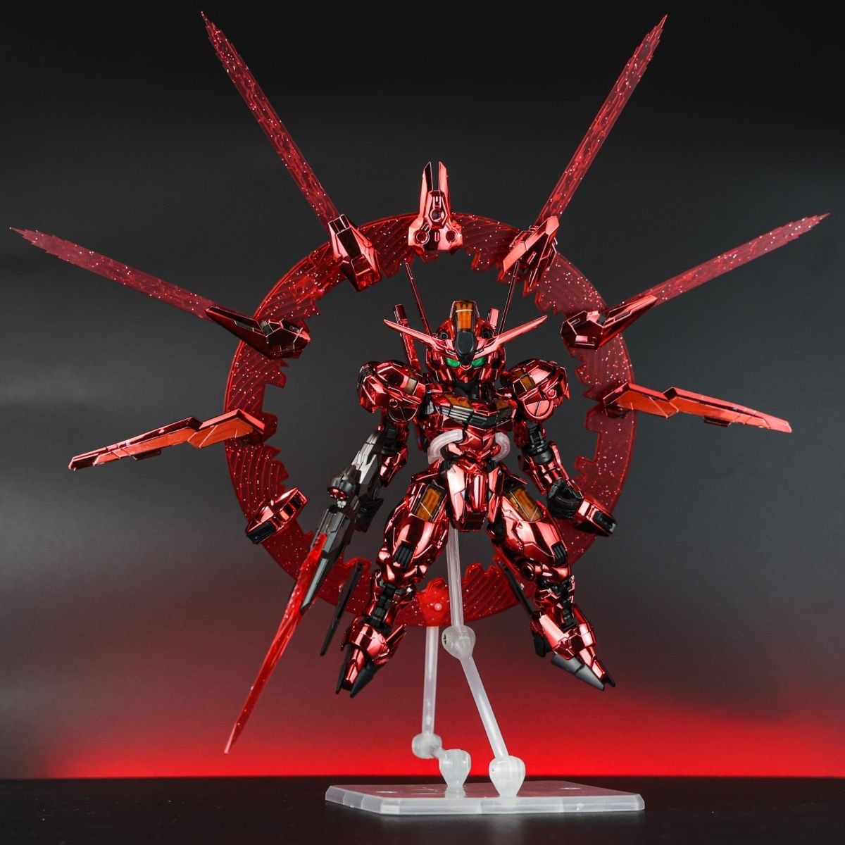 Model Kit Zeus - MGSD 空中アクションフィギュア XVX-016 電気メッキ赤色アニメフィギュア PVC モデルキット組立ロボット玩具可動ギフト装飾