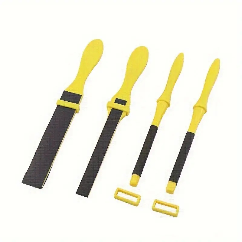 Sanding Stick Set - サンディングスティック 4 本セット プラスチックハンドル付き 木材 金属