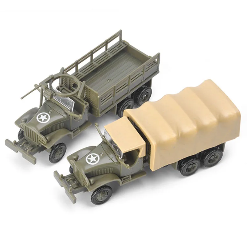 Model Kit Hobby - ジムシーアライドトラック4dcckw353,オフロード車用,接着剤なしの組み立てモデル,軍用玩具,ランダム,1個,1/72