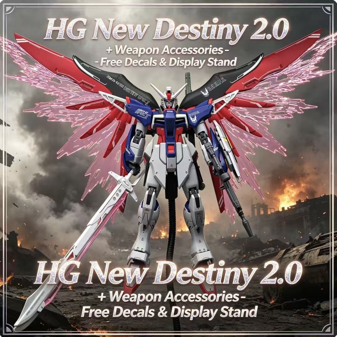 Model Kit Zeus - 224 HG 1/144 デスティニー・スペックII ファイナルバトルイメージカラー組立モデルキット シードアクションフィギュア
