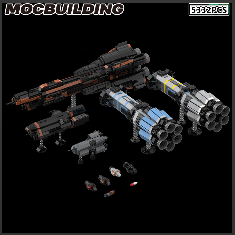 MOC ビルディングブロック宇宙船スターデストロイヤー戦艦フ - Model Kit Battleship のレビューと価格