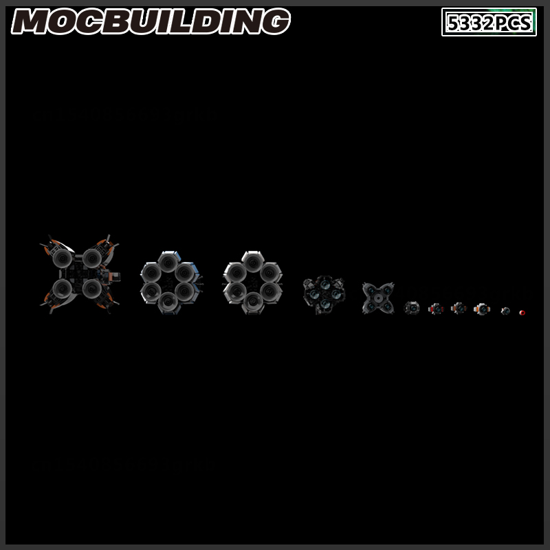 MOC ビルディングブロック宇宙船スターデストロイヤー戦艦フ - Model Kit Battleship のレビューと価格