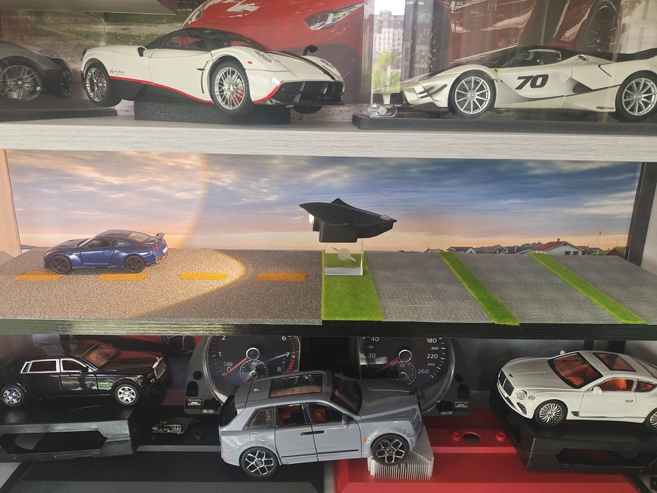 2 個ミニチュアシミュレーション道路壁床ステッカー舗装モデル - Model Kit Wall E のレビューと価格