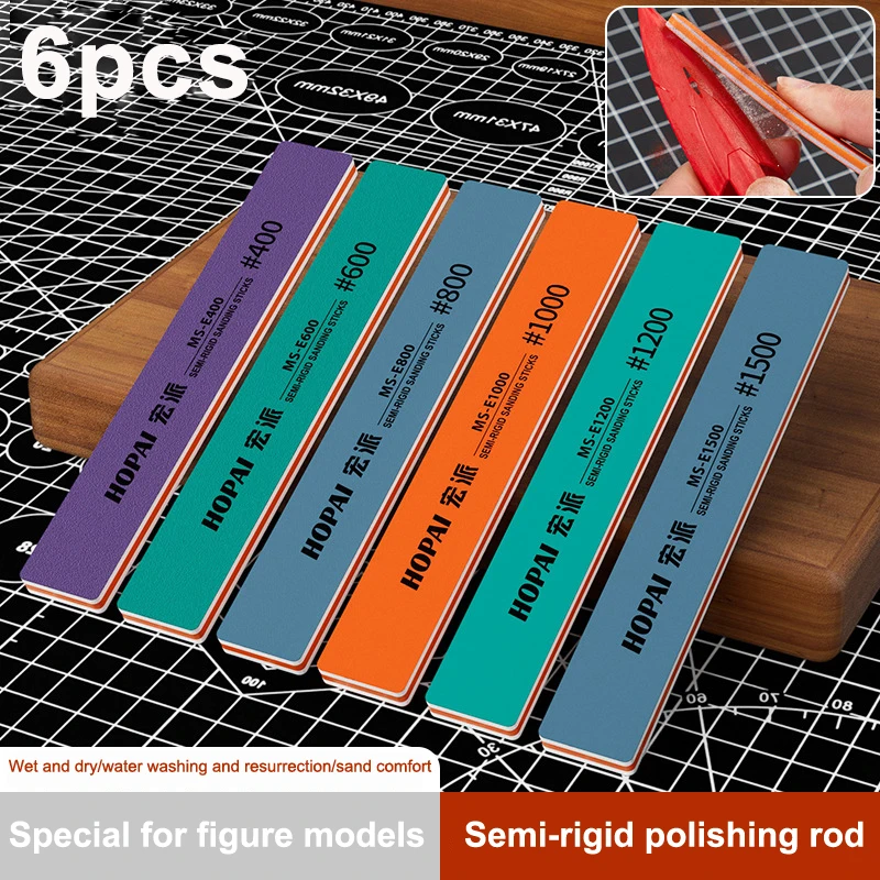 6 個 MS-E400-1500 半硬質サンディングスティッ - Sanding Stick Set のレビューと価格