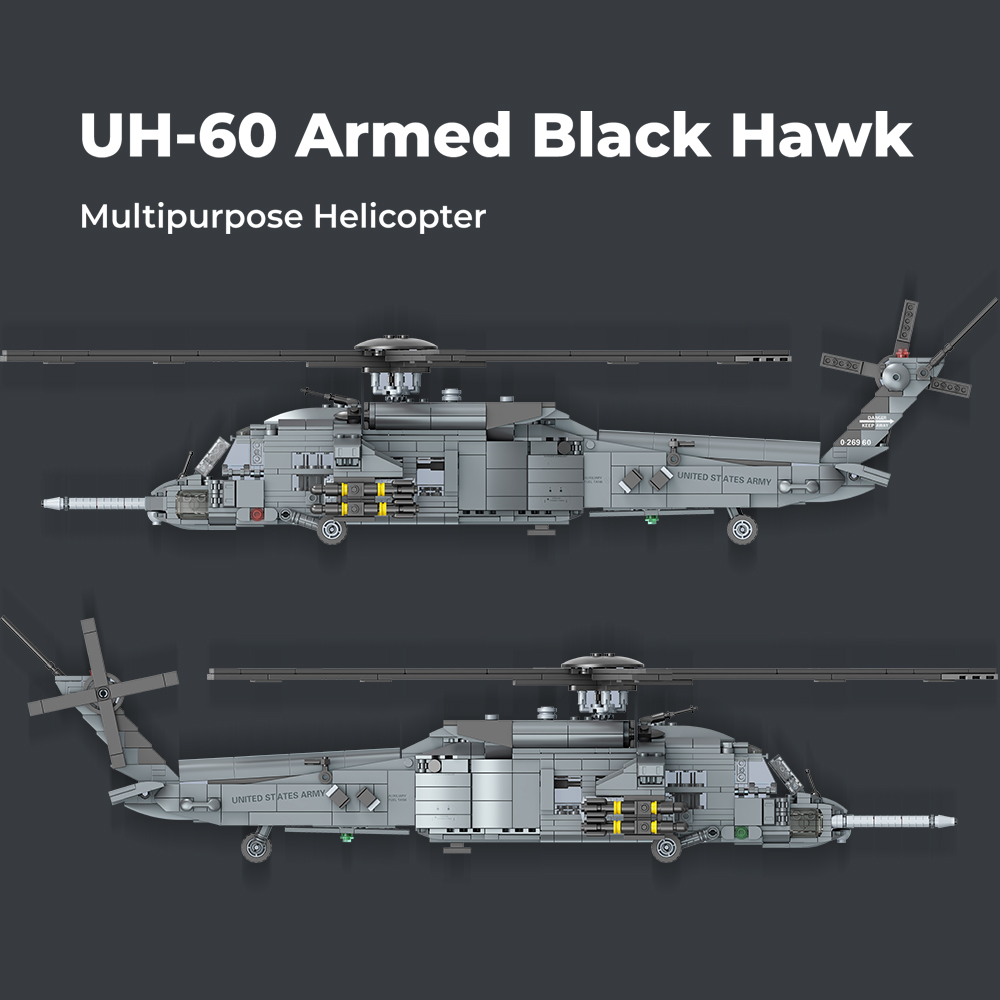 MISINI M8039 1:35 UH-60 ブラックホー - Model Kit Helicopter のレビューと価格