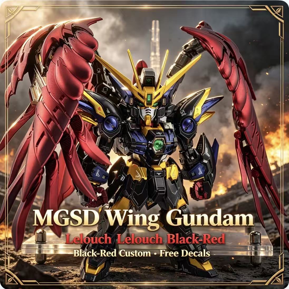 MGSD ウィング・ルルーシュ カラースキーム エアブラシ塗 - Model Kit Zeus のレビューと価格