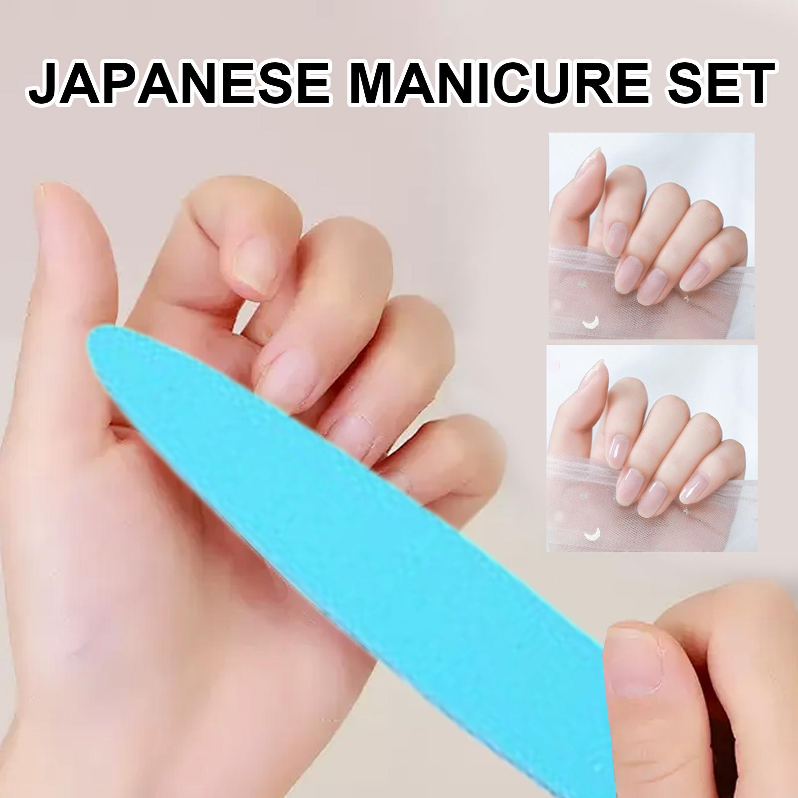 爪磨きワックスツールキット爪栄養補給と強化マニキュアツールバ - Sanding Stick Set のレビューと価格
