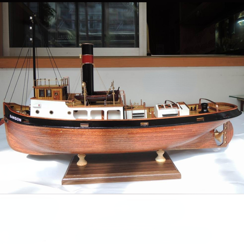 サンソンtugboat木製モデル、精密アセンブリ、レーザーカ - Model Kit Yacht のレビューと価格