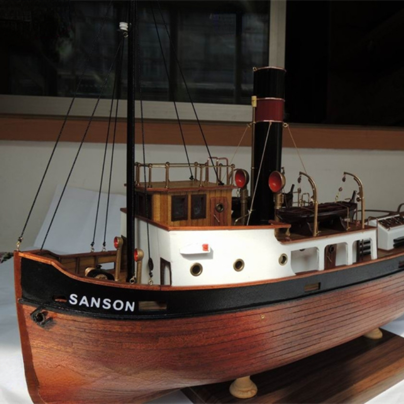 サンソンtugboat木製モデル、精密アセンブリ、レーザーカ - Model Kit Yacht のレビューと価格