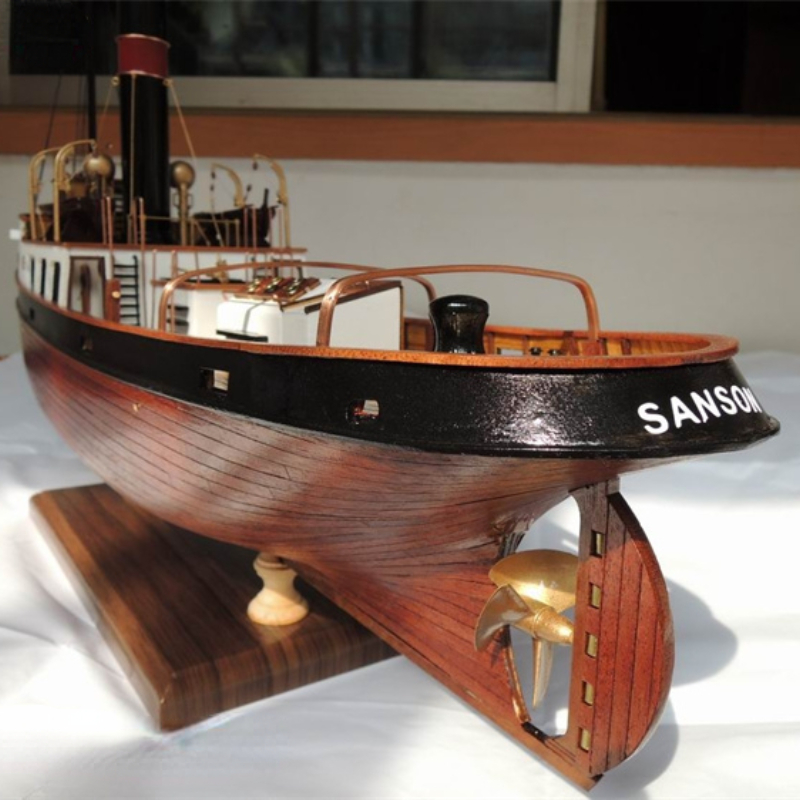 サンソンtugboat木製モデル、精密アセンブリ、レーザーカ - Model Kit Yacht のレビューと価格