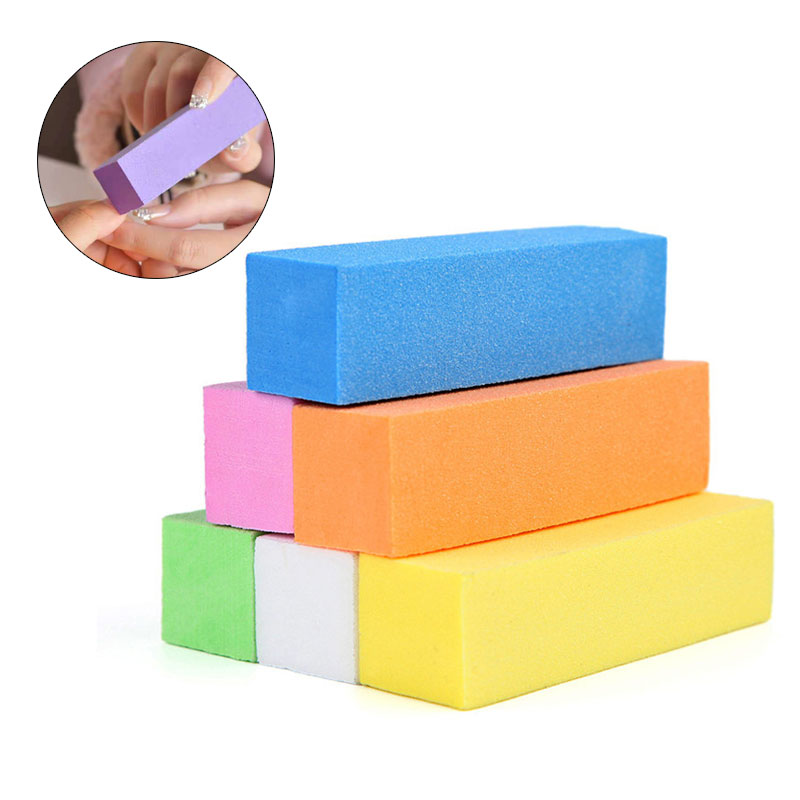 2個耐久性のあるスポンジ爪やすりバッファバフ研磨ブロックuv - Sanding Stick Set のレビューと価格