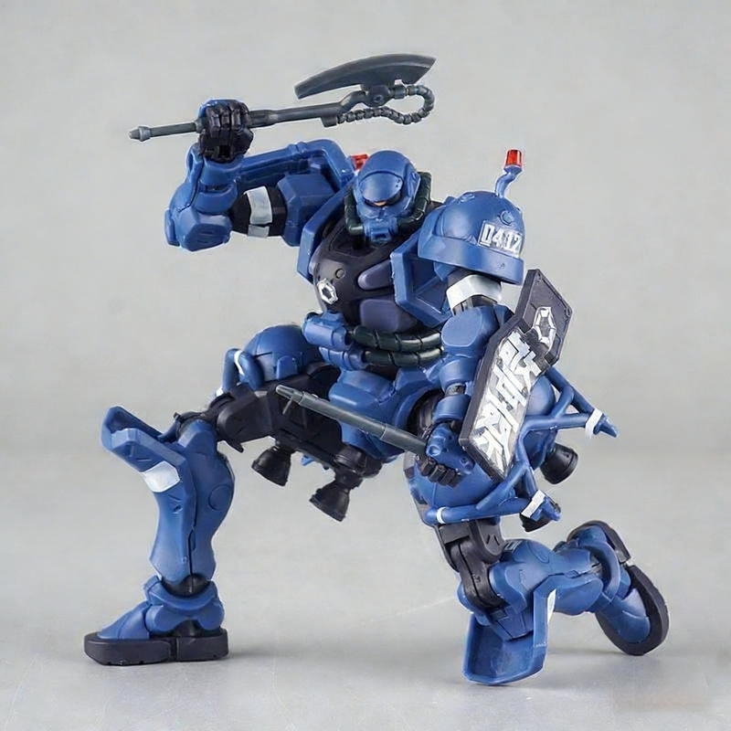 Gquuuuuux 軍事警察ザク Hg 1/144 組み立て - Model Kit Jms のレビューと価格