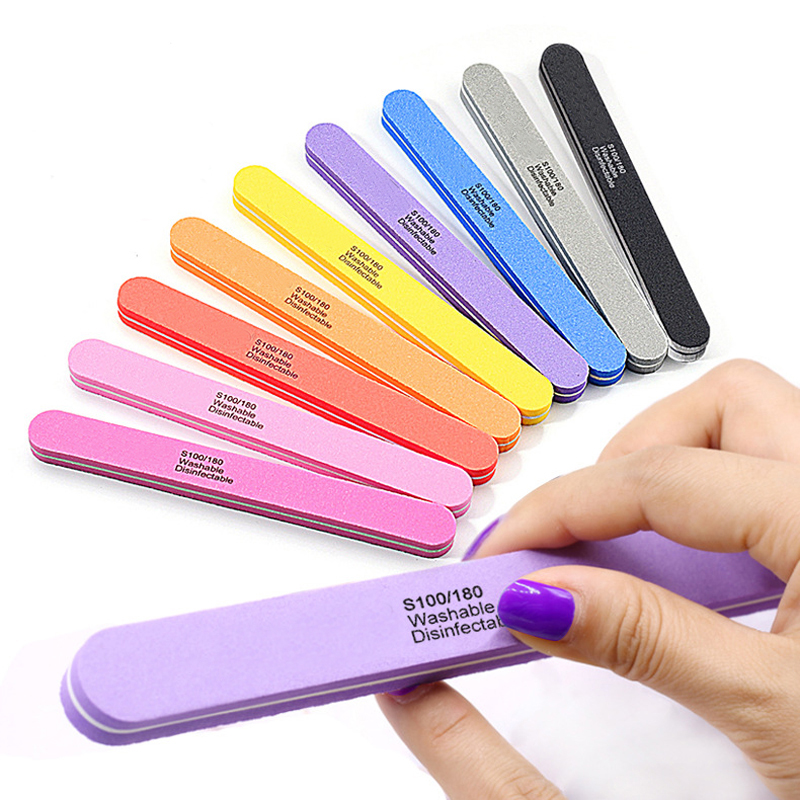 10 ピース/ロットプロフェッショナルネイルファイル 100 - Sanding Stick Set のレビューと価格