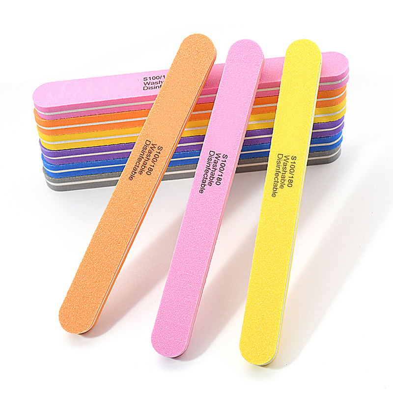 10 ピース/ロットプロフェッショナルネイルファイル 100 - Sanding Stick Set のレビューと価格