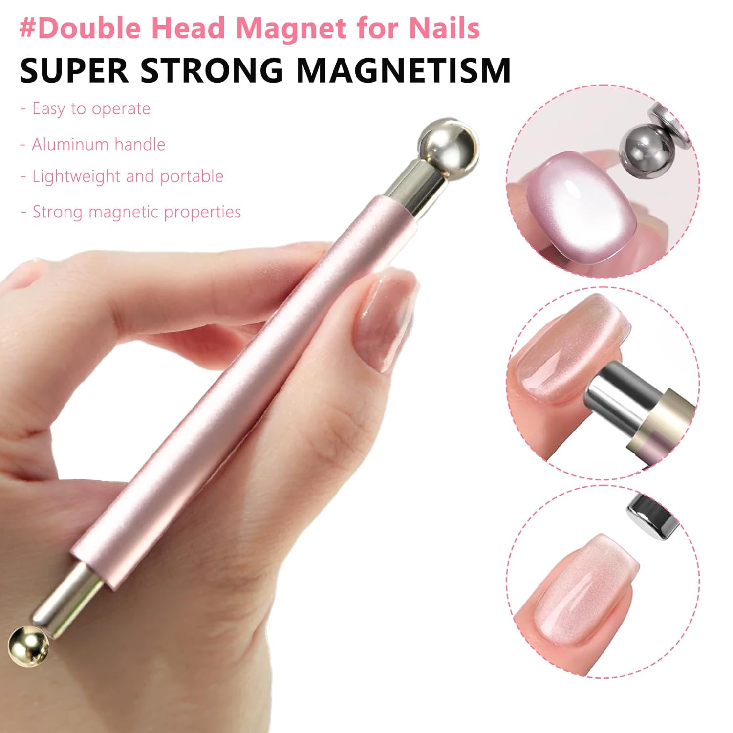 キャットアイ磁気ボールとネイル磁気スティックツールセット、両 - Sanding Stick Set のレビューと価格