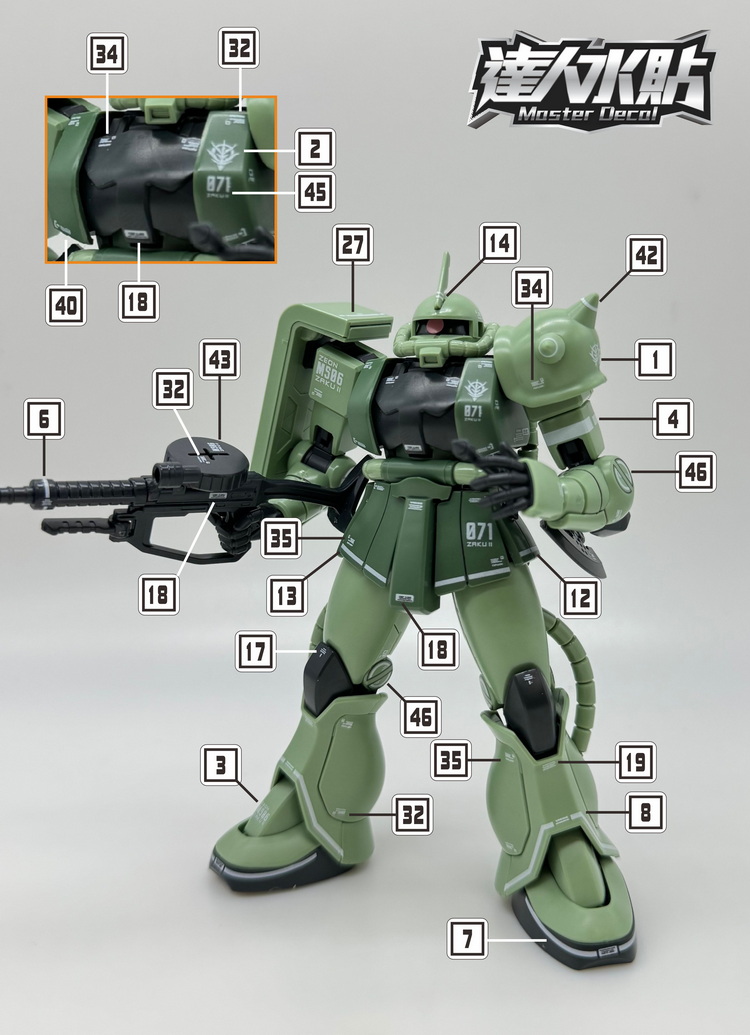 マスターデカール H028 蛍光ウォータースライドデカール  - Model Kit Jms のレビューと価格