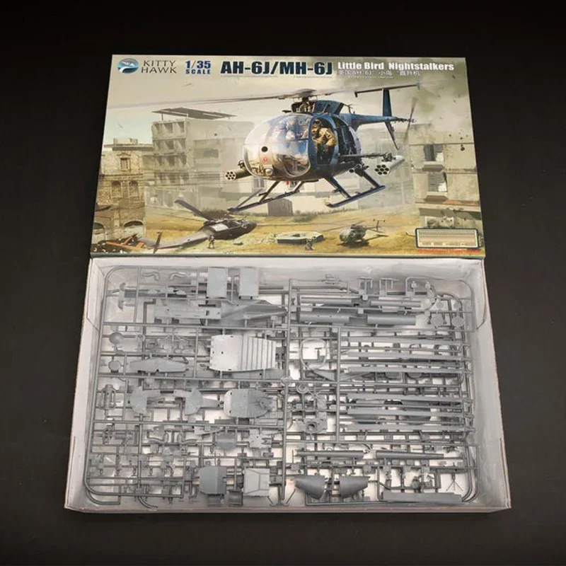 キティホーク 1/35 KH50003 アメリカ AH-6  - Model Kit Helicopter のレビューと価格