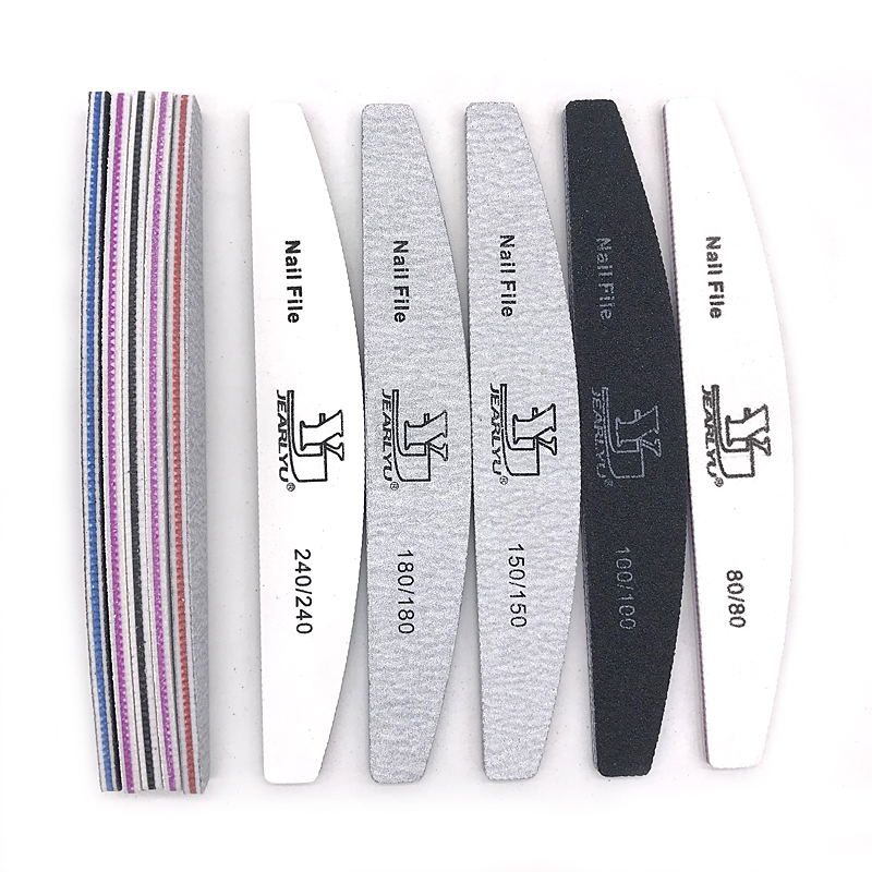 5ピース/ロットネイルファイルミックスカラーリマ80/100 - Sanding Stick Set のレビューと価格