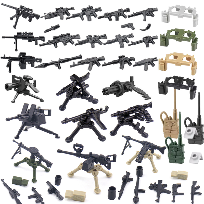 Ww2軍事兵器ビルディングブロック、兵士のフィギュア、銃、9 - Model Kit Wall E のレビューと価格