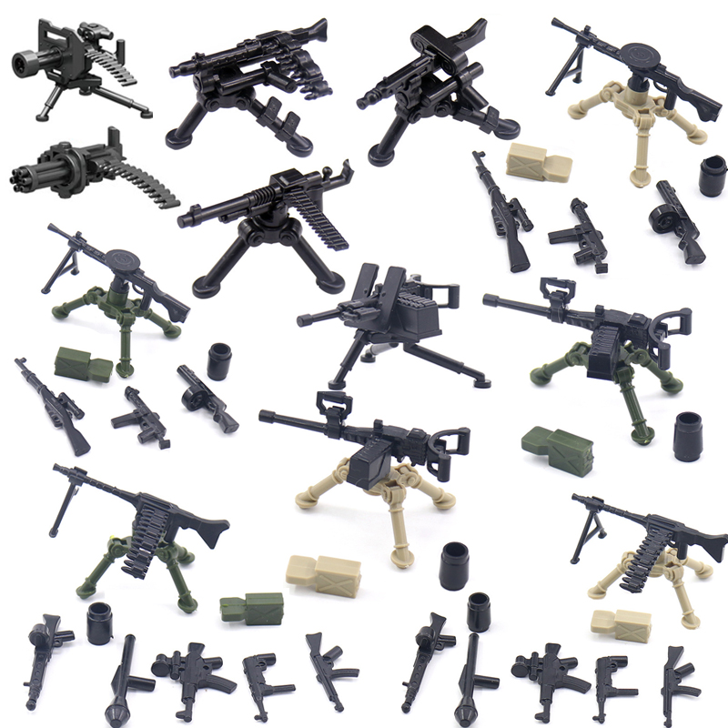 Ww2軍事兵器ビルディングブロック、兵士のフィギュア、銃、9 - Model Kit Wall E のレビューと価格
