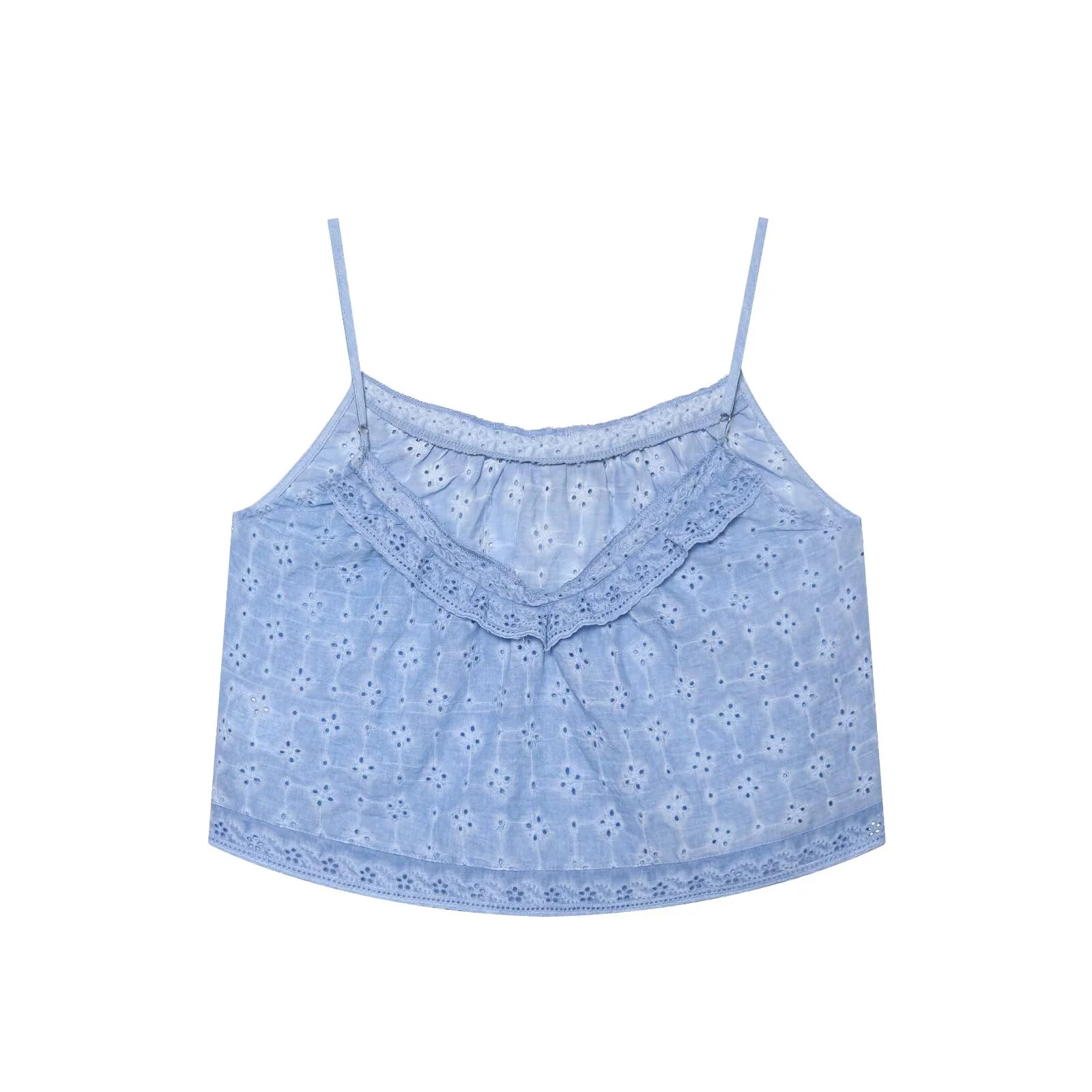 欧米風2026新作夏スタイルウォッシュ加工中空刺繍サスペンダ - Wash Effect Set のレビューと価格