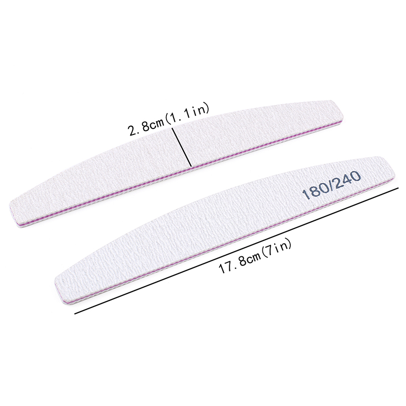10 個両面爪やすりマニキュア 100/180 厚いサンドペ - Sanding Stick Set のレビューと価格