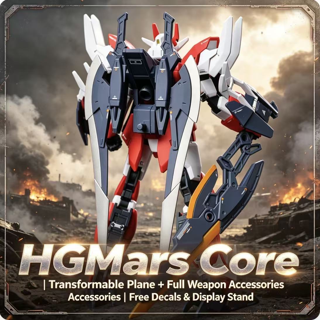 008A HG 1/144 マースコアウォリアー変形可能な航 - Model Kit Zeus のレビューと価格